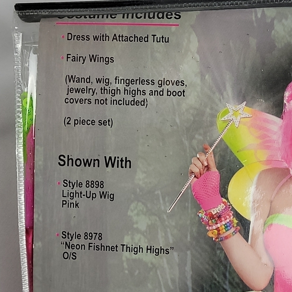 Dreamgirl Rainbow Fairy Halloween Costume S - Picture 4 of 8